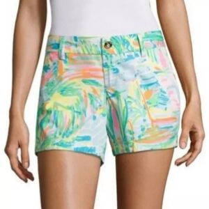 Lilly Pulitzer Callahan shorts in multi sea salt & sun size 00